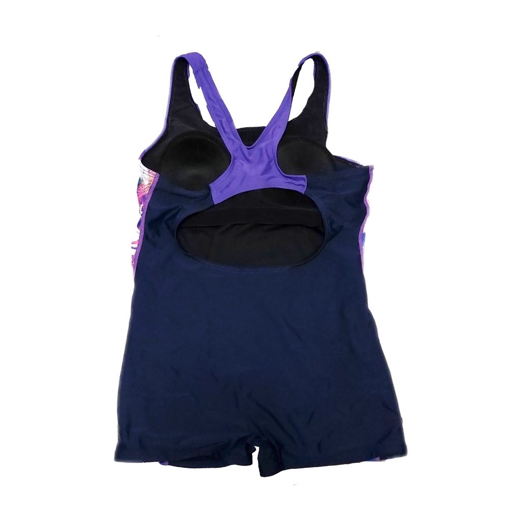 NWT Ecosprial Women's M Athletic One Piece Swimsuits Boyleg Swimming Suit - Picture 7 of 8